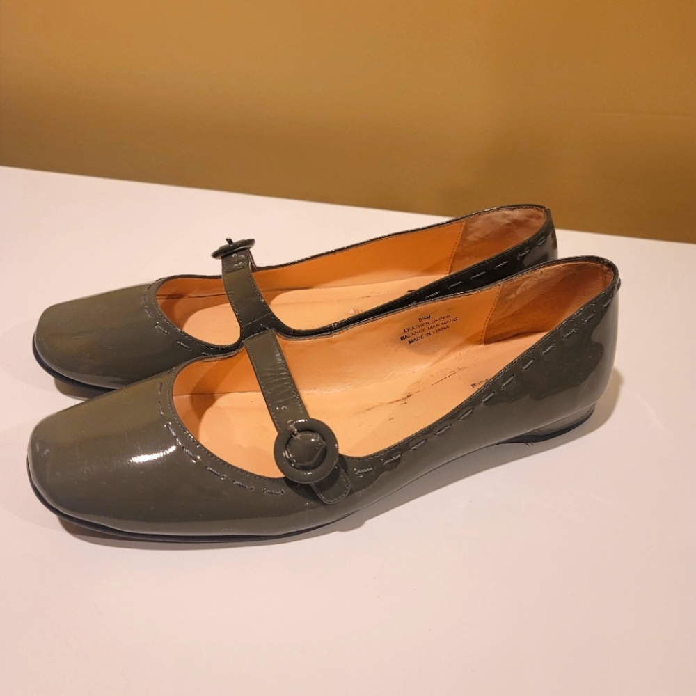 Leather Mary Janes